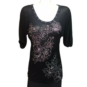 Womens Size Large Embellished Blouse By‎ Libertalia